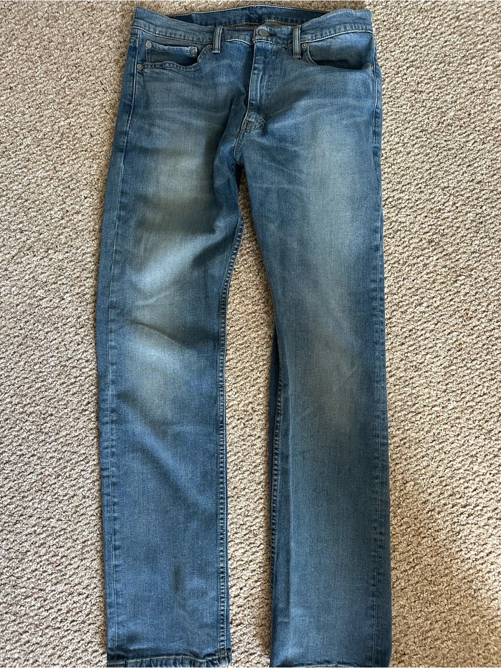 Blue Denim Jeans - Straight - LEVIS